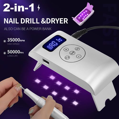 2in1 Chargeable Nail Drill & Dryer